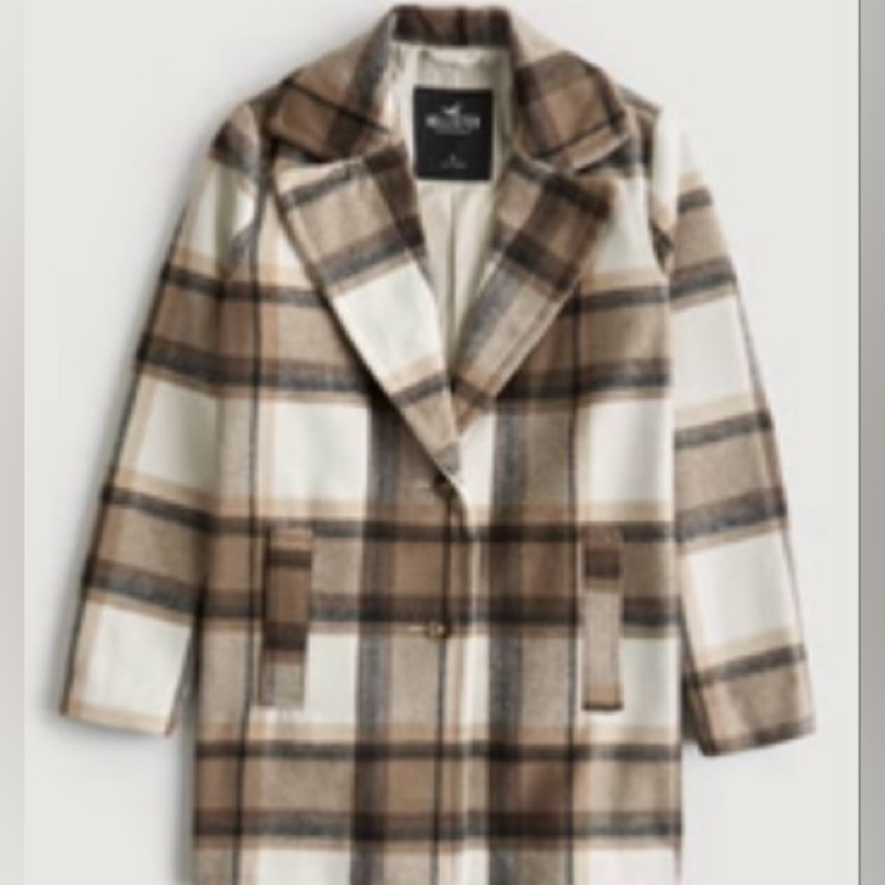 PLAID COAT